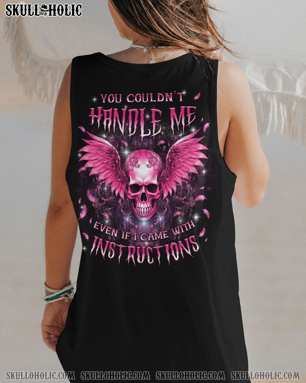 YOU COULDN’T HANDLE ME SKULL ALL OVER PRINT – YHKD3110233