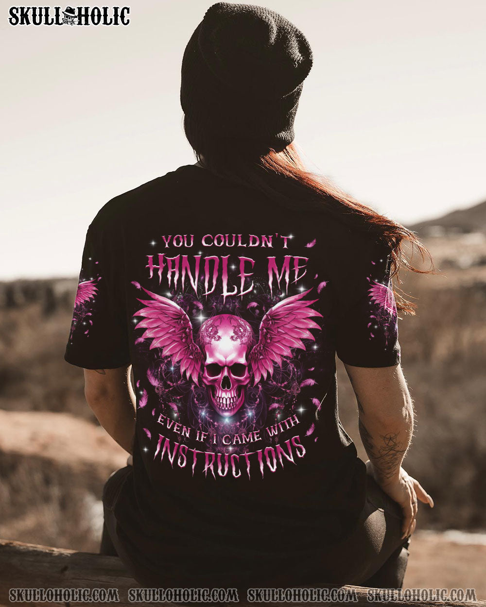 YOU COULDN’T HANDLE ME SKULL ALL OVER PRINT – YHKD3110233