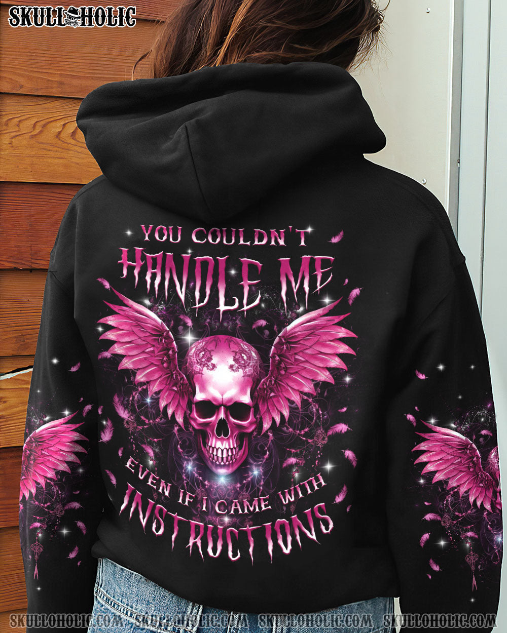 YOU COULDN’T HANDLE ME SKULL ALL OVER PRINT – YHKD3110233