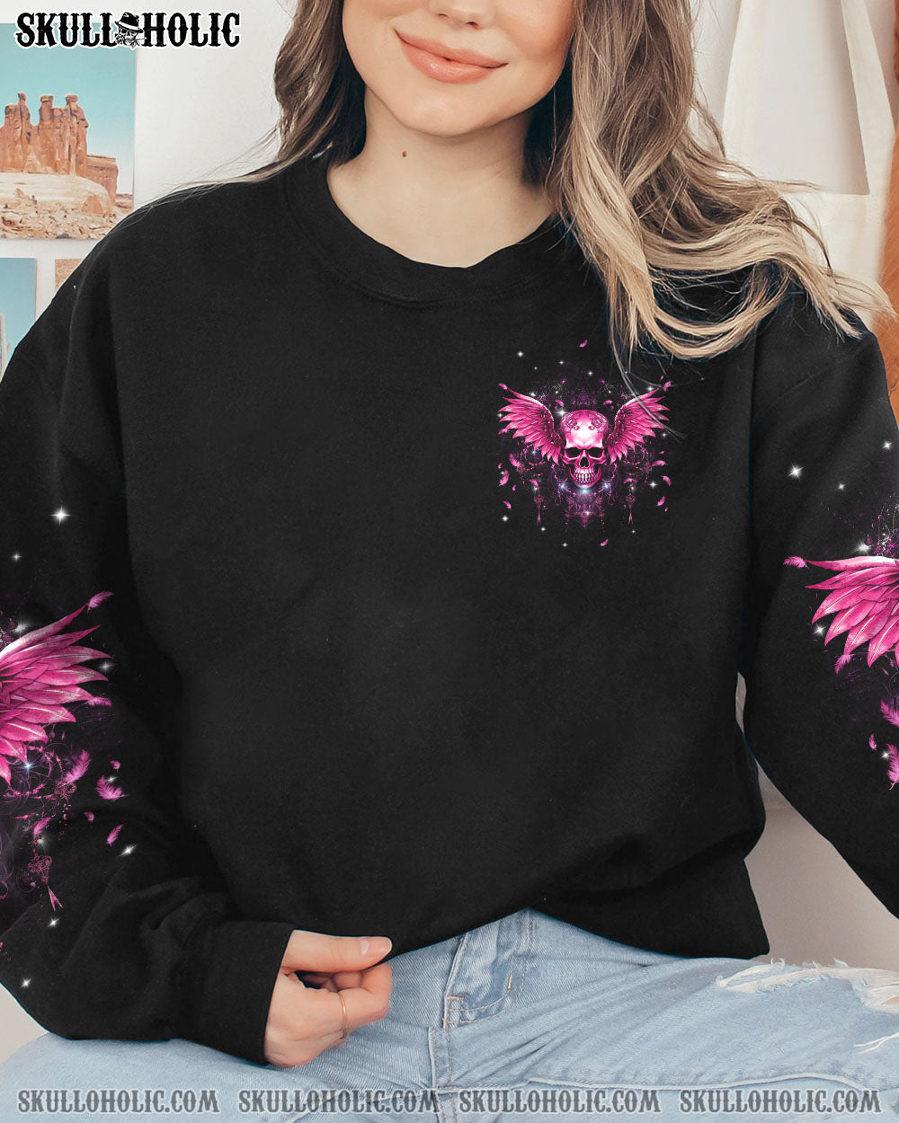 YOU COULDN’T HANDLE ME SKULL ALL OVER PRINT – YHKD3110233