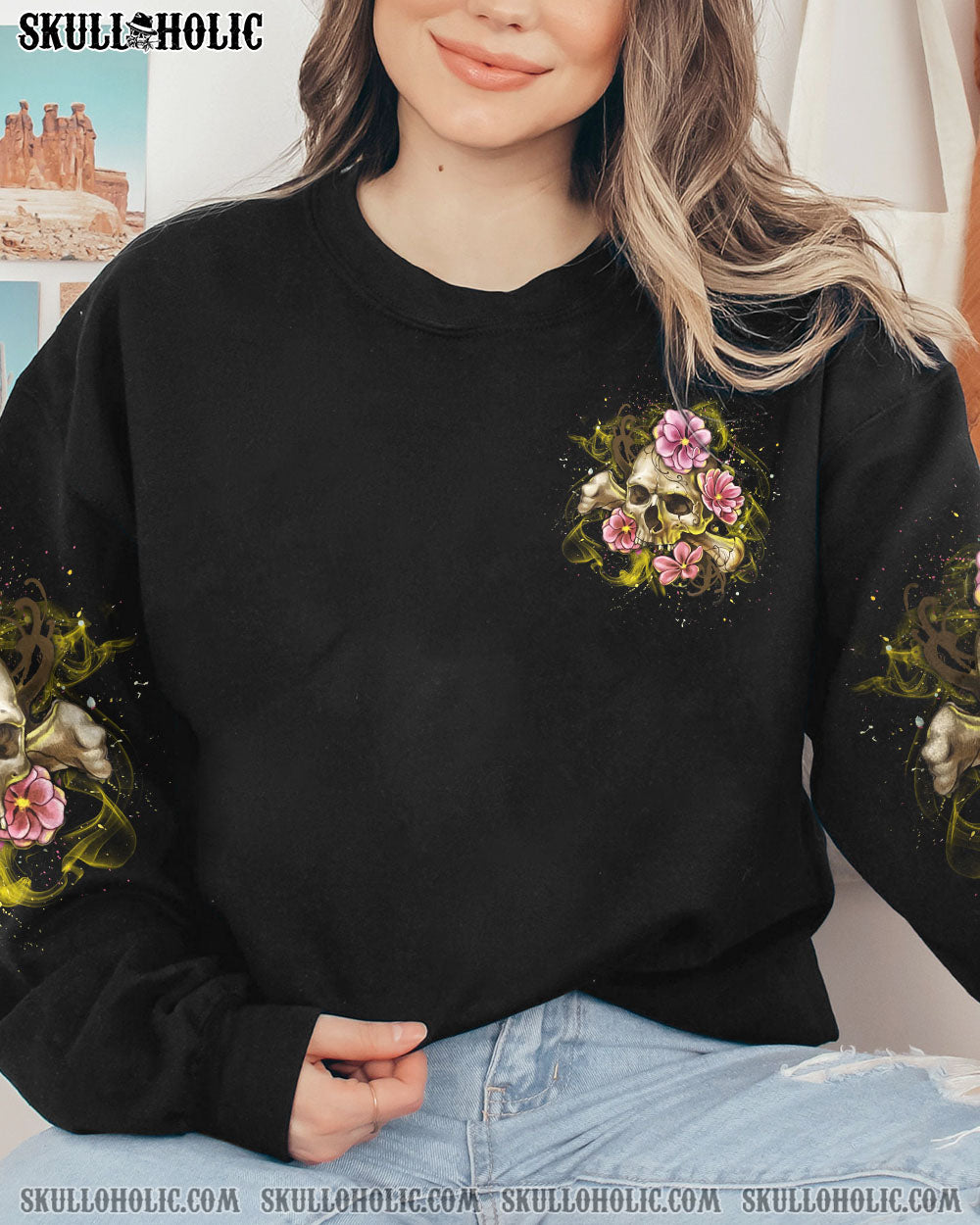 YOU COULDN’T HANDLE ME SKULL ALL OVER PRINT – YHLN2112221
