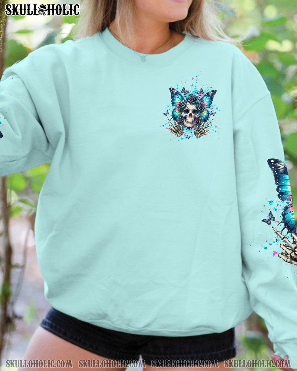 YOU COULDN’T HANDLE ME SKULL BUTTERFLY ALL OVER PRINT – TLTW2506246