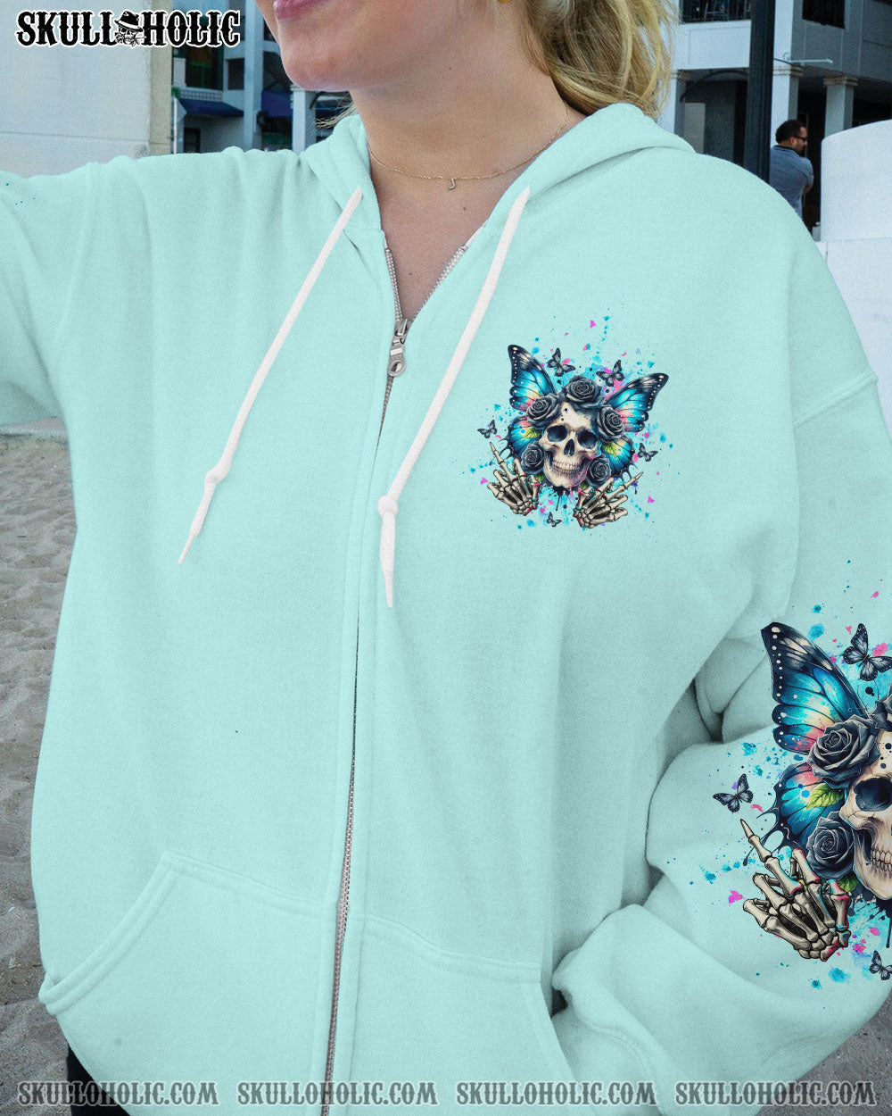 YOU COULDN’T HANDLE ME SKULL BUTTERFLY ALL OVER PRINT – TLTW2506246