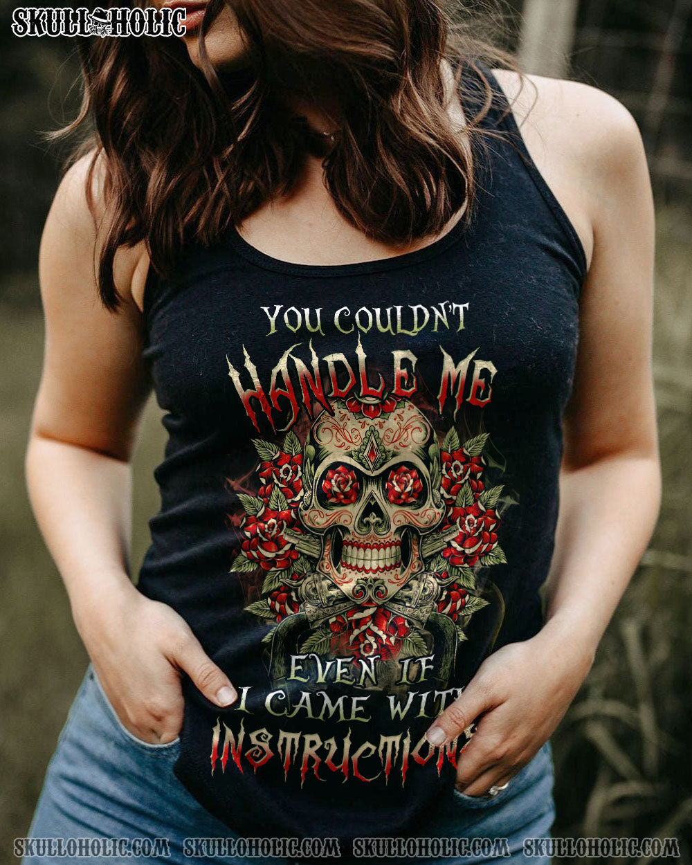 YOU COULDN’T HANDLE ME SKULL G ALL OVER PRINT – YHHN2012222