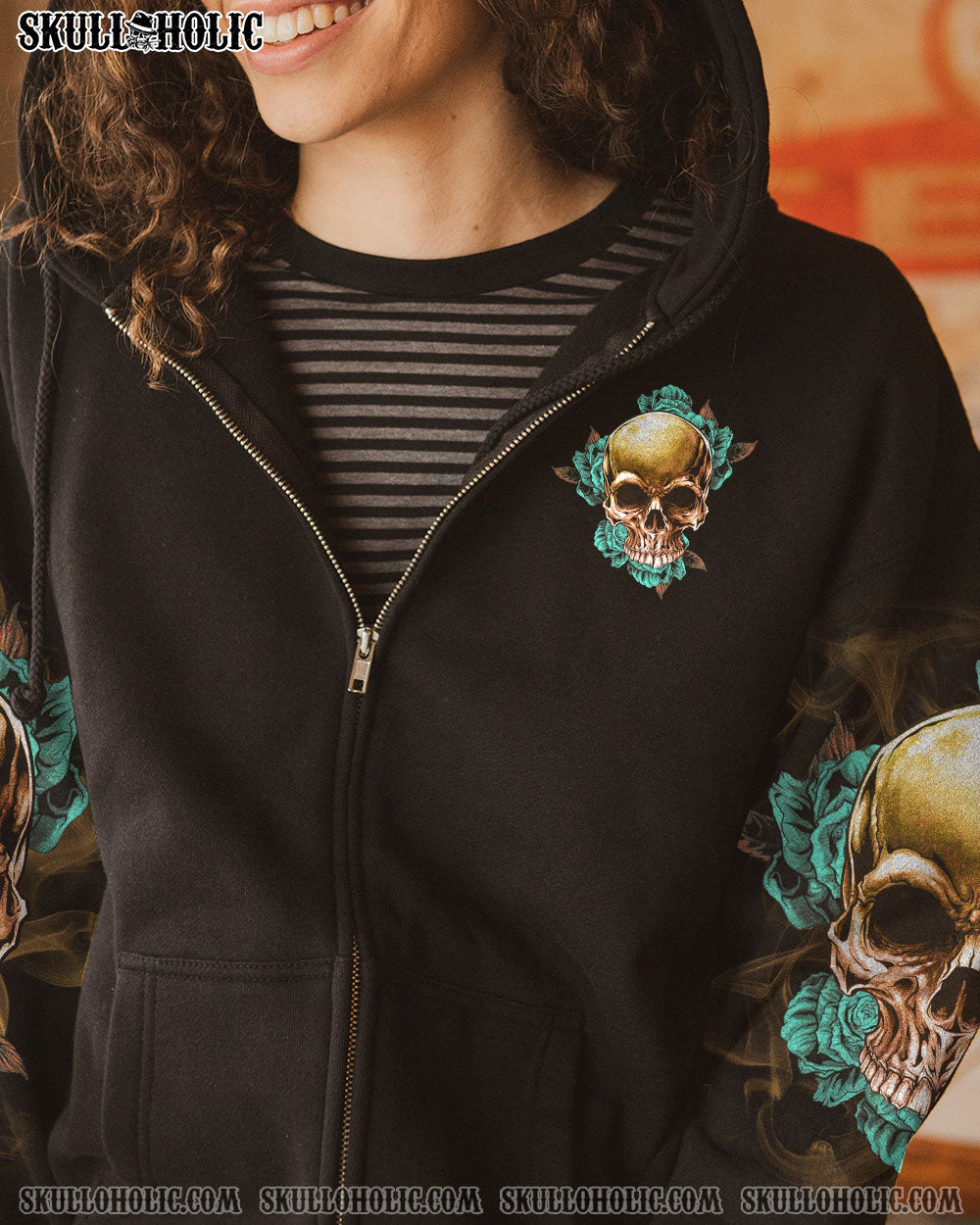 YOU COULDN’T HANDLE ME SKULL G WINGS LEOPARD ALL OVER PRINT – TLTR1712221