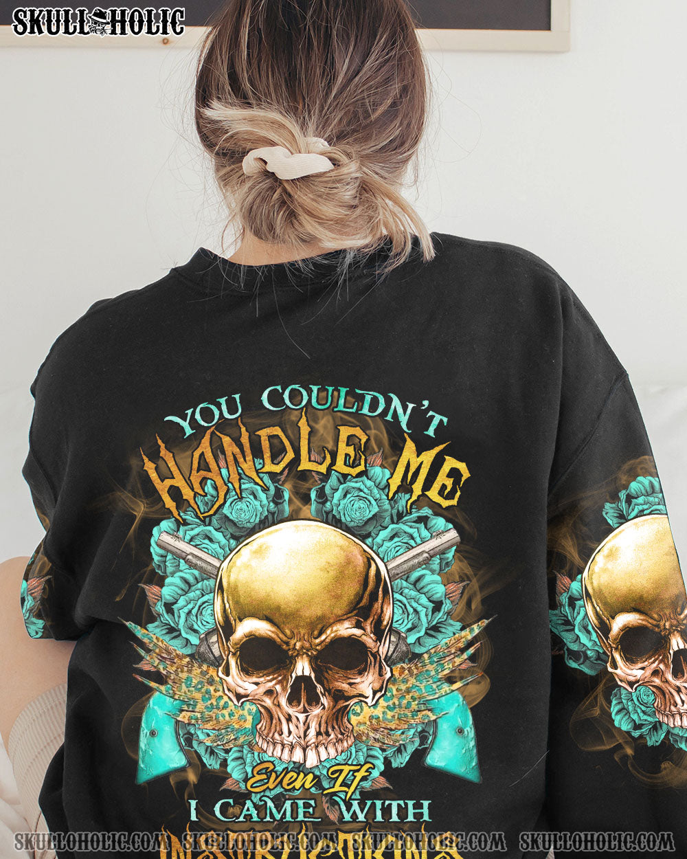 YOU COULDN’T HANDLE ME SKULL G WINGS LEOPARD ALL OVER PRINT – TLTR1712221