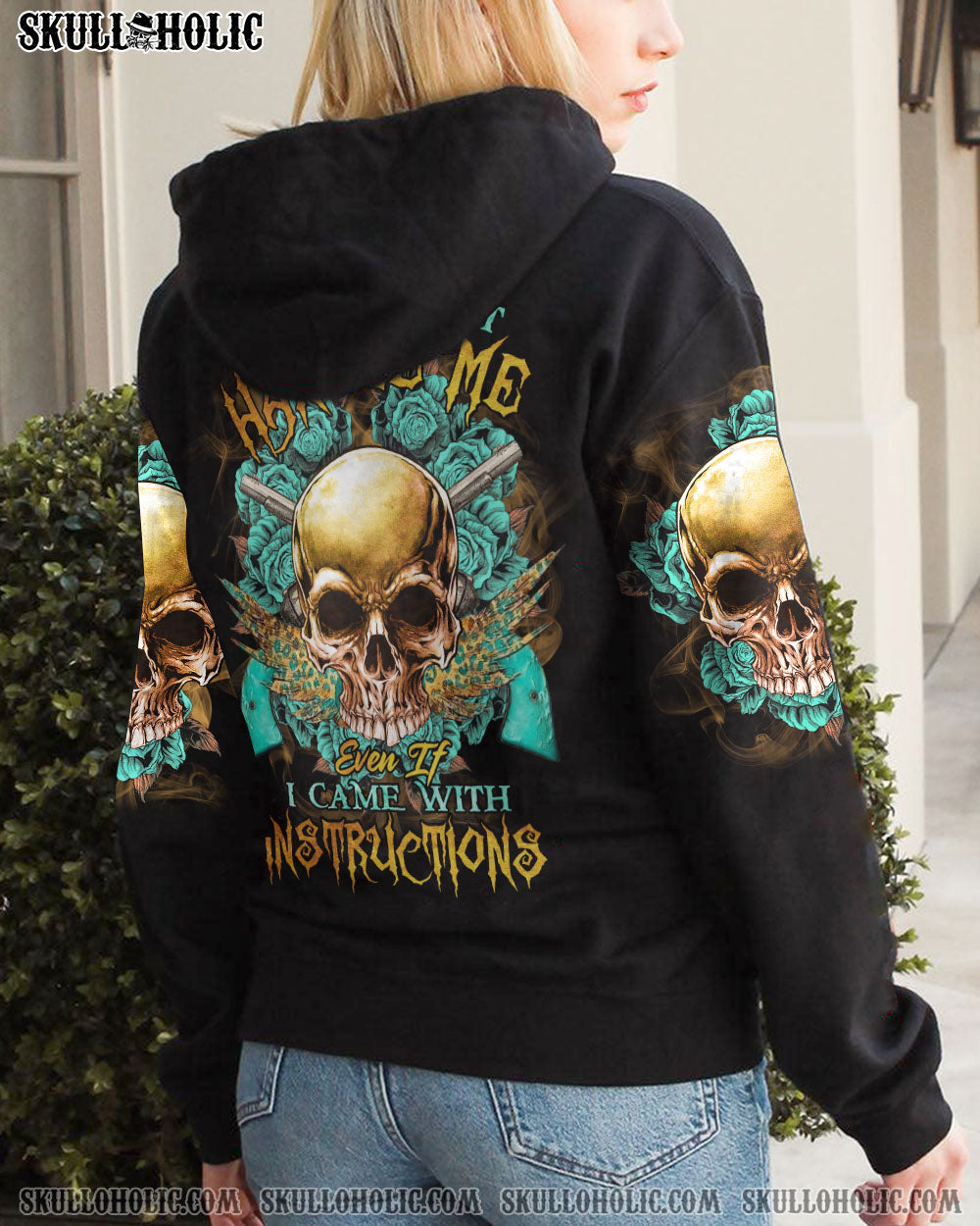 YOU COULDN’T HANDLE ME SKULL G WINGS LEOPARD ALL OVER PRINT – TLTR1712221