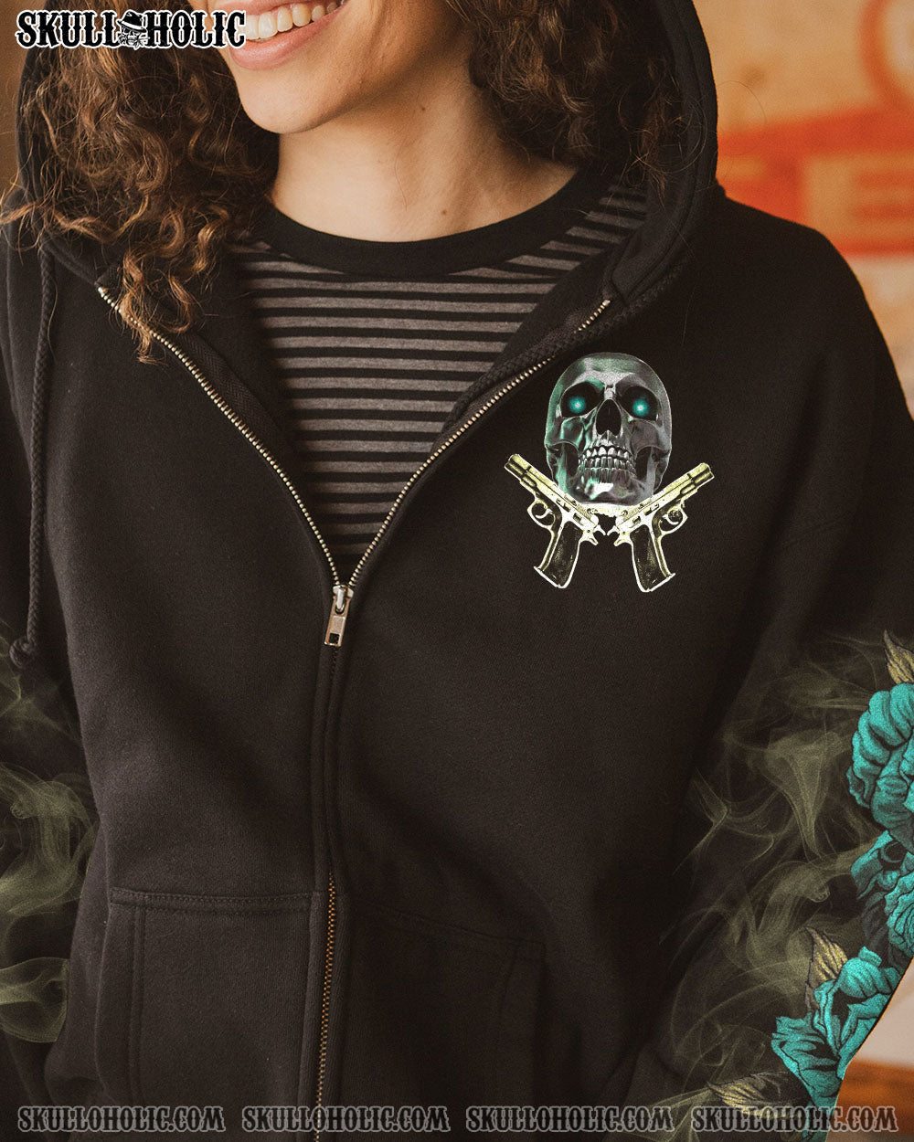 YOU COULDN’T HANDLE ME SMOKE SKULL ALL OVER PRINT – TLTR2212223