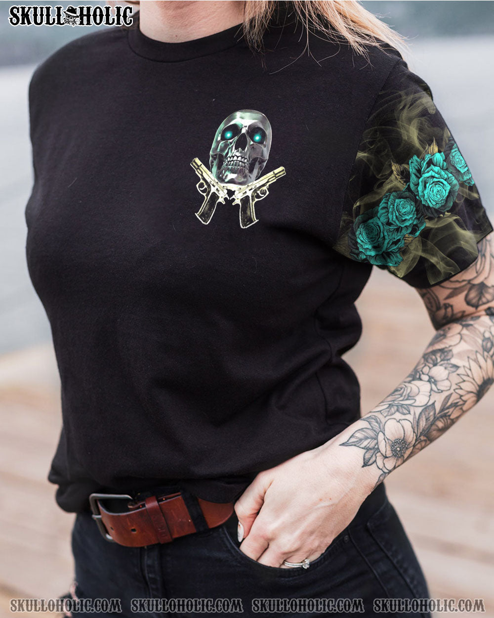 YOU COULDN’T HANDLE ME SMOKE SKULL ALL OVER PRINT – TLTR2212223