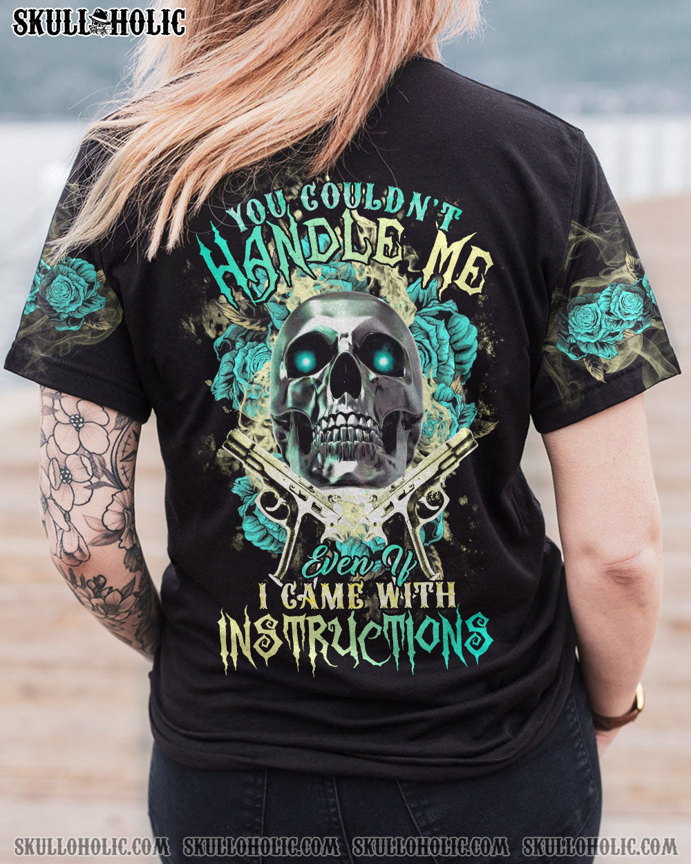 YOU COULDN’T HANDLE ME SMOKE SKULL ALL OVER PRINT – TLTR2212223