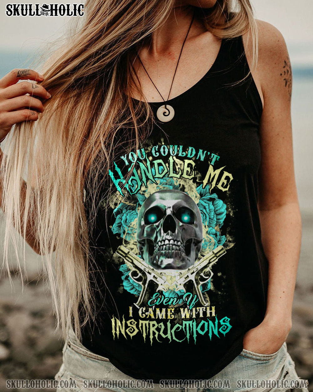 YOU COULDN’T HANDLE ME SMOKE SKULL ALL OVER PRINT – TLTR2212223