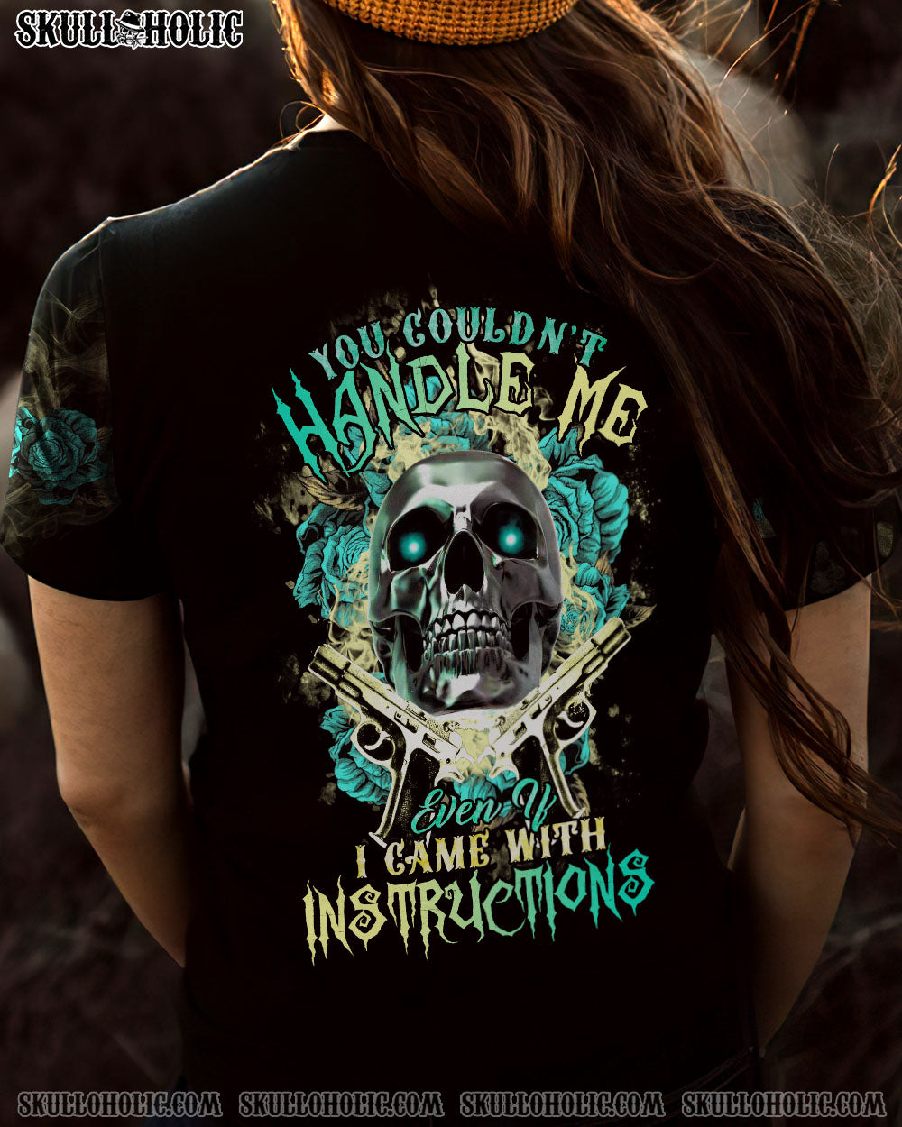YOU COULDN’T HANDLE ME SMOKE SKULL ALL OVER PRINT – TLTR2212223
