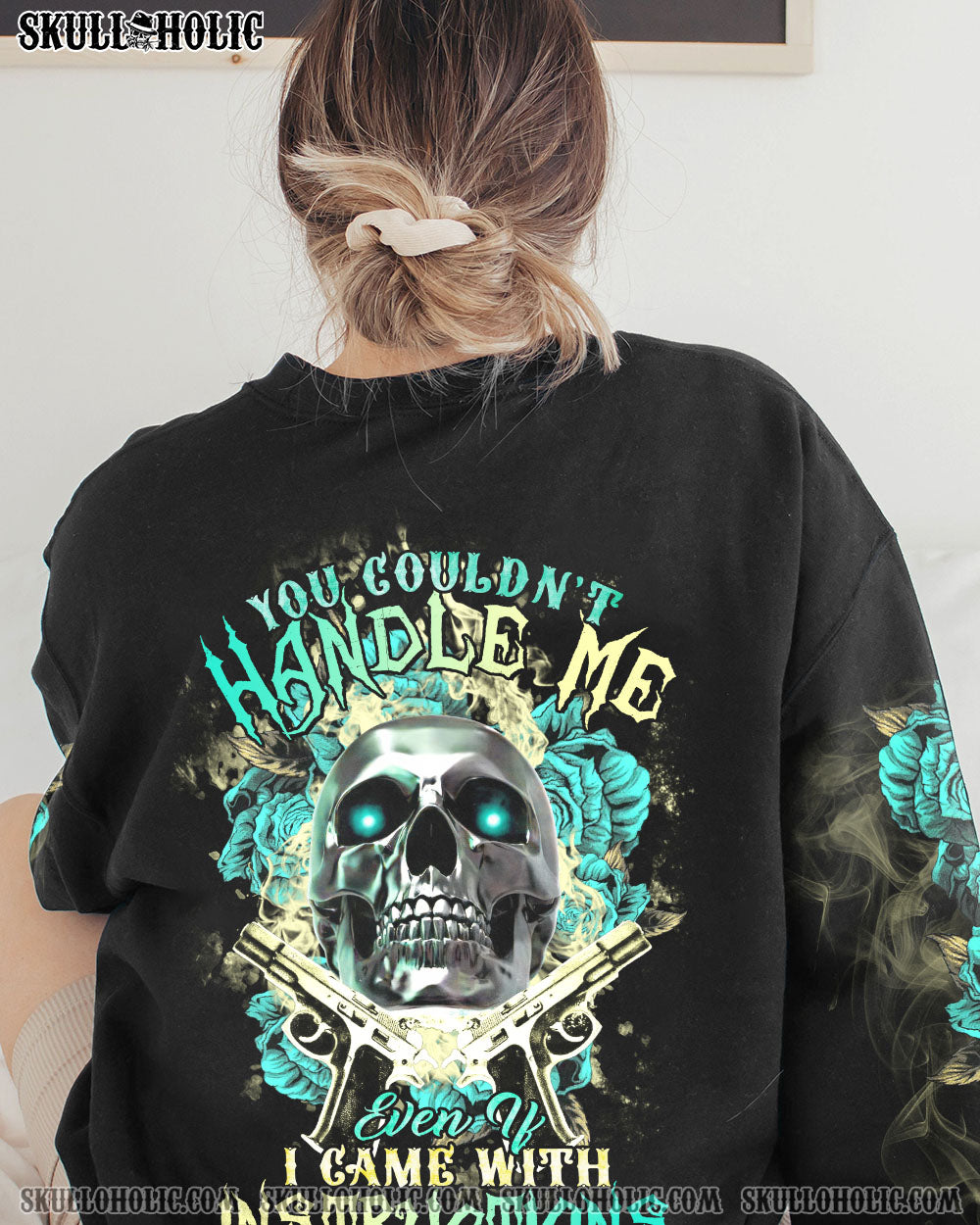 YOU COULDN’T HANDLE ME SMOKE SKULL ALL OVER PRINT – TLTR2212223
