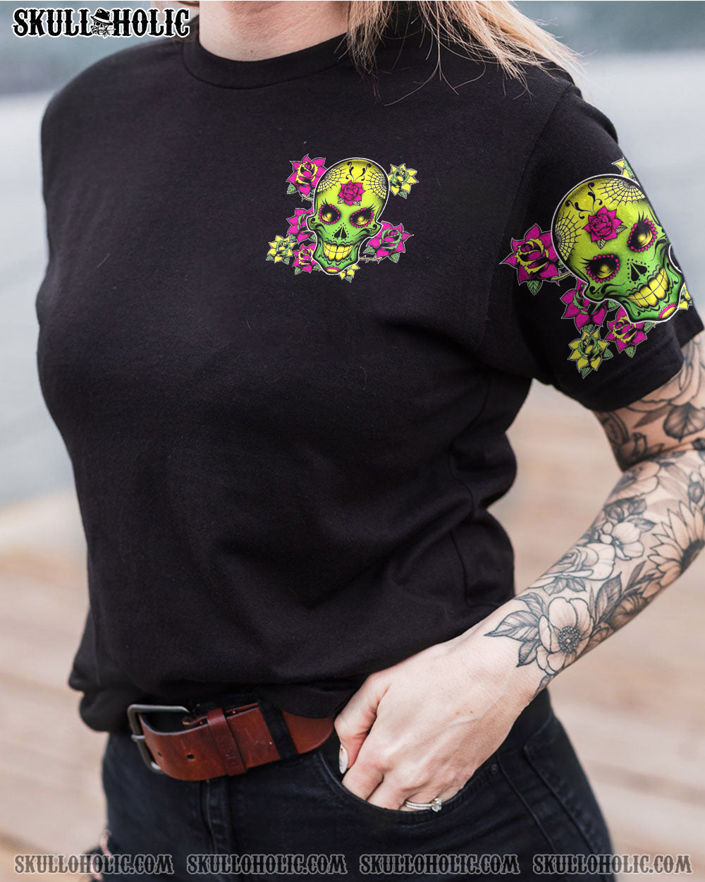YOU COULDN’T HANDLE ME SUGAR SKULL ALL OVER PRINT – TLTW2012224