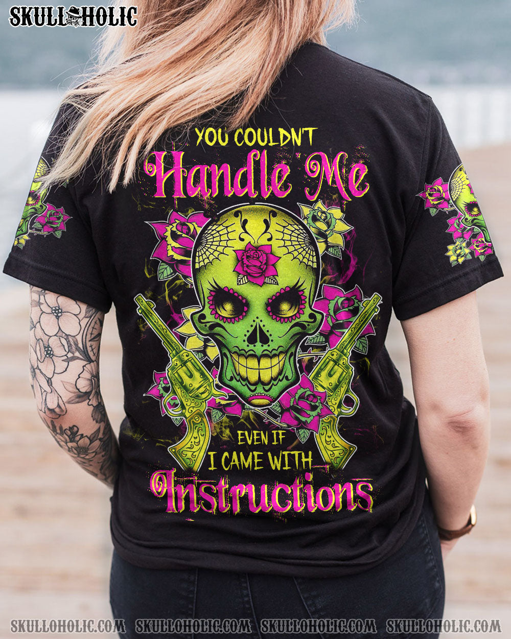 YOU COULDN’T HANDLE ME SUGAR SKULL ALL OVER PRINT – TLTW2012224