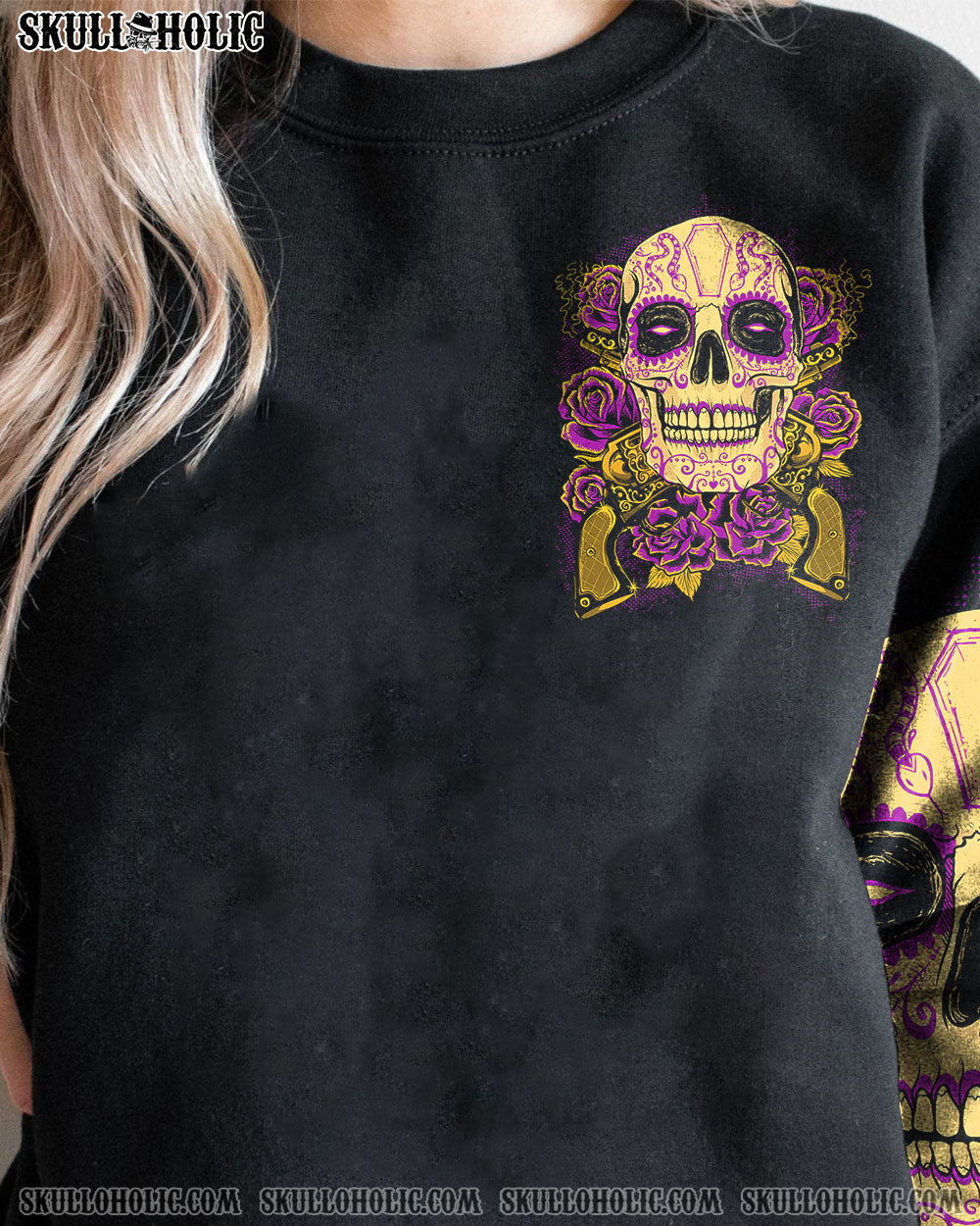 YOU COULDN’T HANDLE ME SUGAR SKULL G ALL OVER PRINT – TLTY2012224
