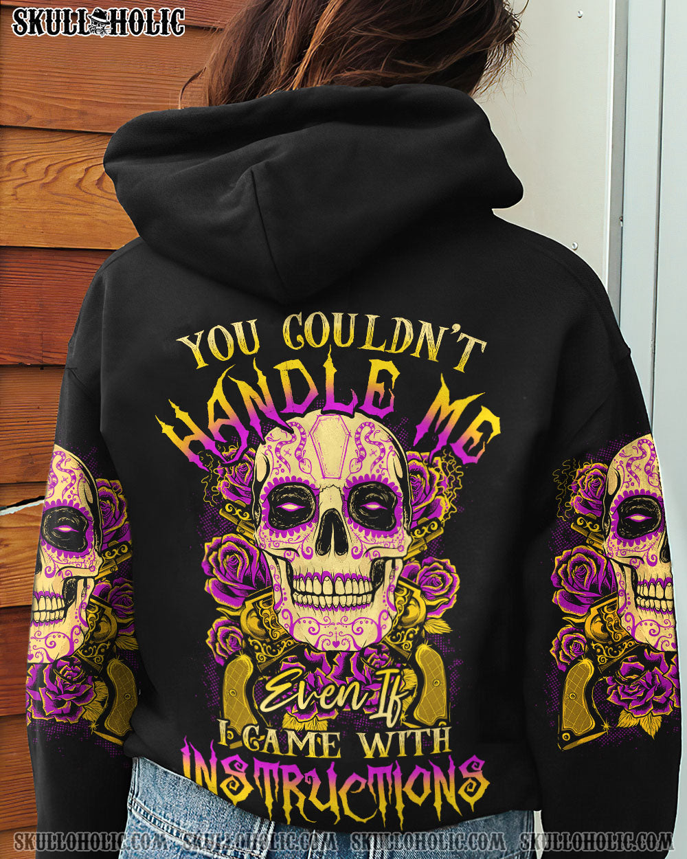 YOU COULDN’T HANDLE ME SUGAR SKULL G ALL OVER PRINT – TLTY2012224