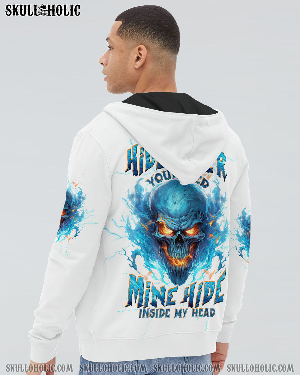 YOUR DEMONS HIDE UNDER YOUR BED SKULL ALL OVER PRINT – TLTW1707241