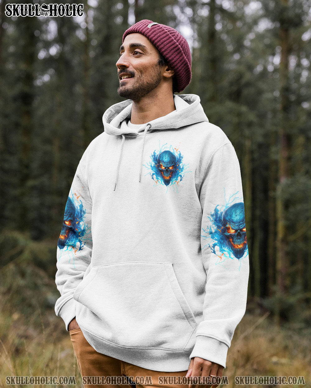 YOUR DEMONS HIDE UNDER YOUR BED SKULL ALL OVER PRINT – TLTW1707241