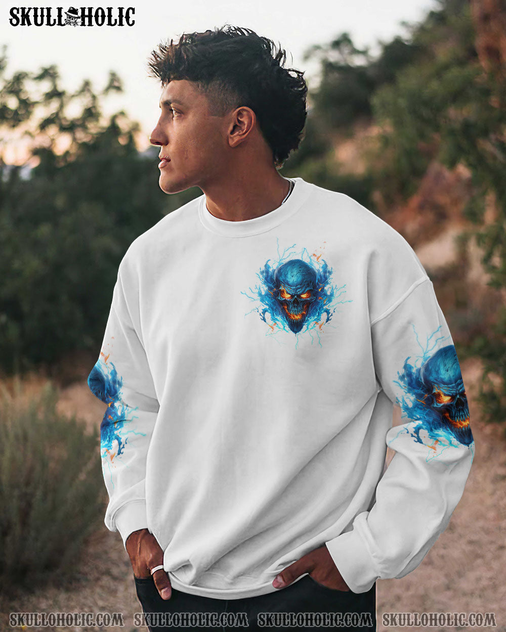 YOUR DEMONS HIDE UNDER YOUR BED SKULL ALL OVER PRINT – TLTW1707241