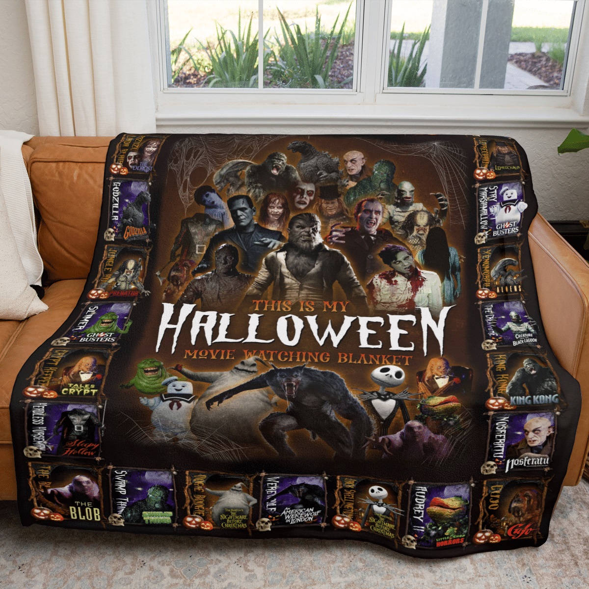 ALL CLASSIC CREATURES MOVIES THIS IS MY HALLOWEEN MOVIE WATCHING BLANKET – SALEOFF 260821