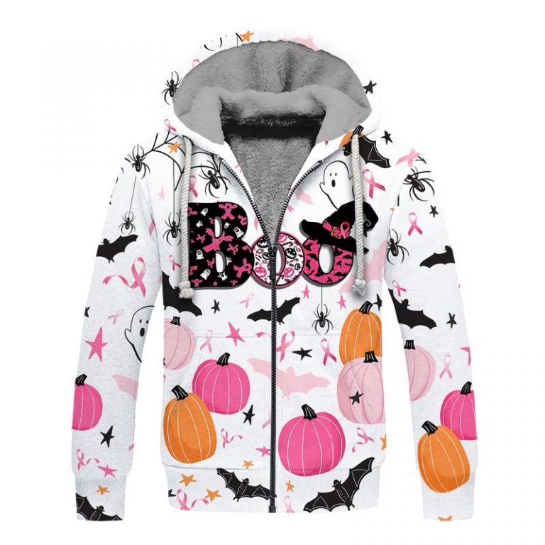 BREAST CANCER AWARENESS BOO PUMPKIN HALLOWEEN 3D HOODIE – SALEOFF 121021