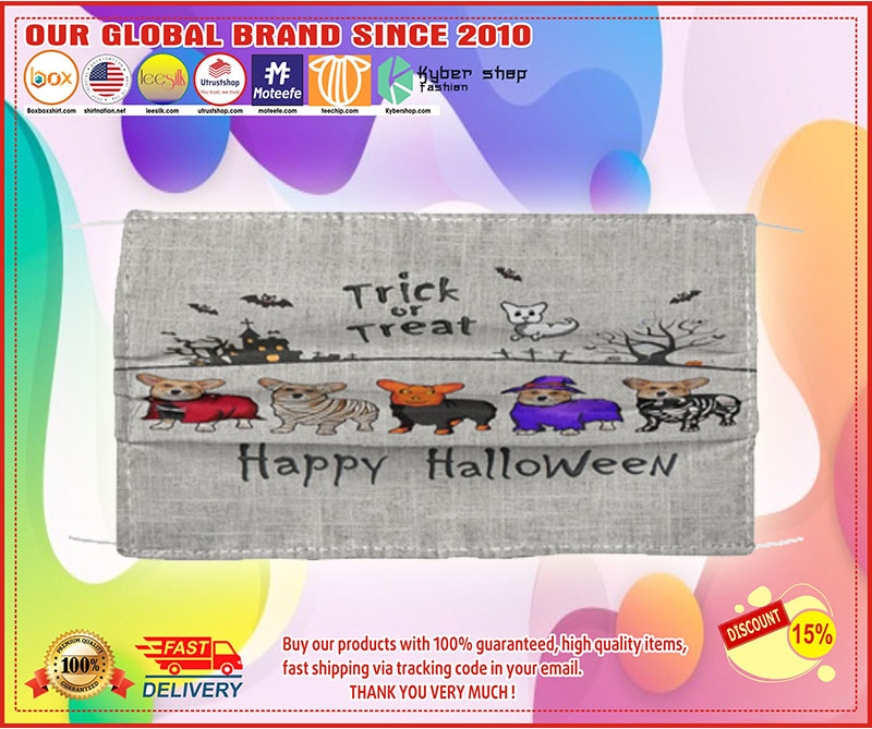 CORGI TRICK OR TREAT HAPPY HALLOWEEN MASK – LIMITED EDITION