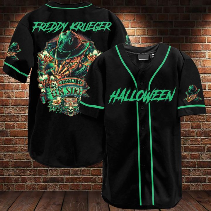 FREDDY KRUEGER HALLOWEEN BASEBALL JERSEY – LIMITED EDITION
