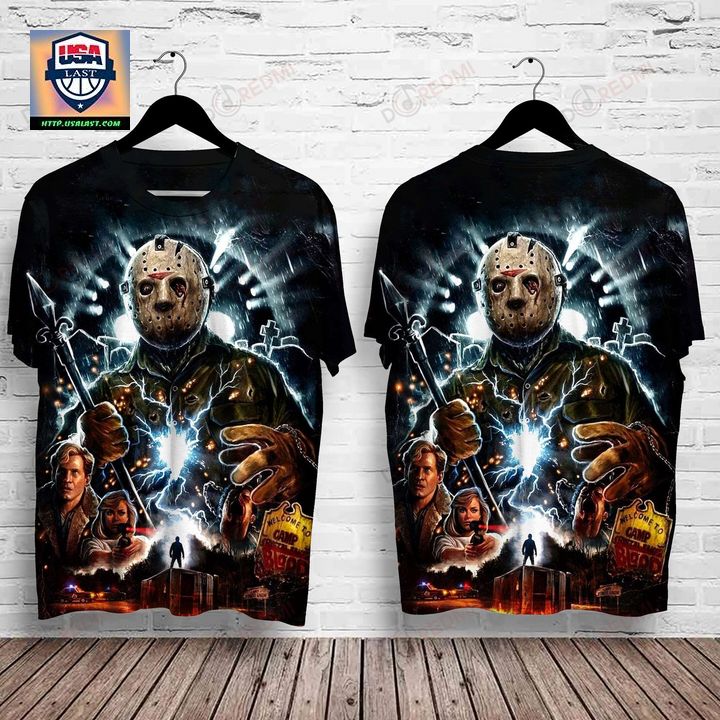 FRIDAY THE 13TH PART 6 JASON LIVES HALLOWEEN 3D SHIRT – USALAST