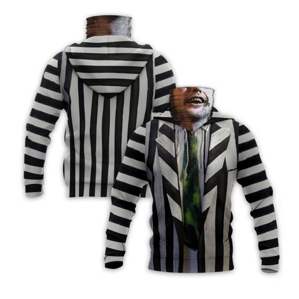 HALLOWEEN BEETLEJUICE 1988 3D HOODIE MASK -BBS