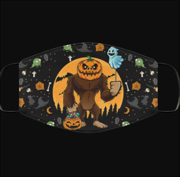 HALLOWEEN BIGFOOT PUMPKIN TRICK OR TREAT HEAD FACE MASK – DNSTYLES