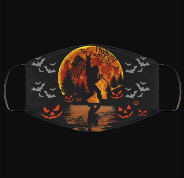 HALLOWEEN BIGFOOT ROCK ON SASQUATCH AMERICAN FACE MASK – DNSTYLES