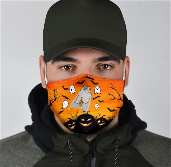 HALLOWEEN BOO SLOTH FACE MASK – DNSTYLES