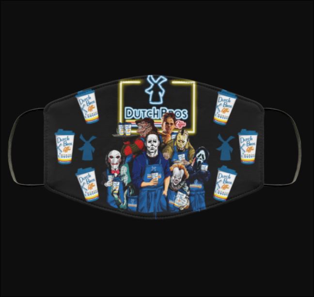 HALLOWEEN DUTCH BROS COFFEE HORROR CHARACTERS FACE MASK – DNSTYLES