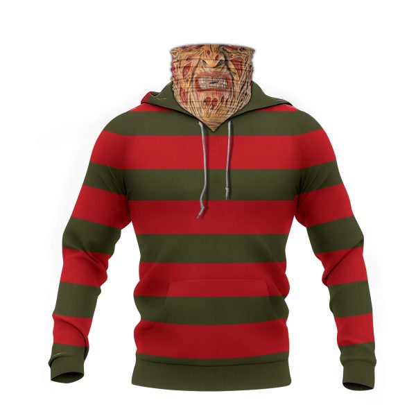 HALLOWEEN FREDDY KRUEGER 3D HOODIE MASK -BBS
