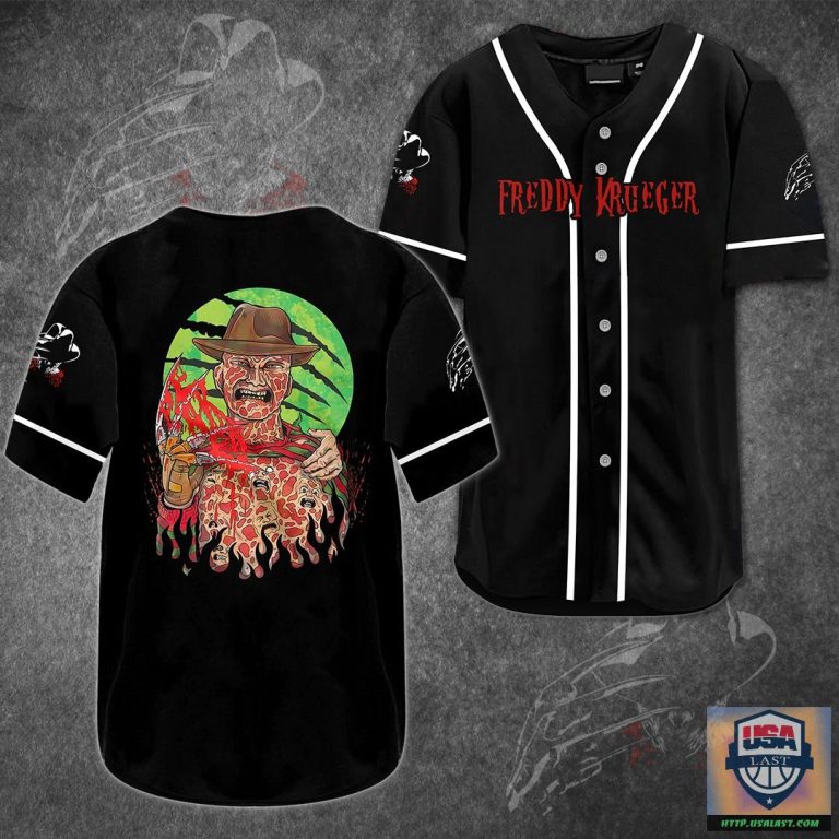 HALLOWEEN FREDDY KRUEGER BASEBALL JERSEY SHIRT – USALAST