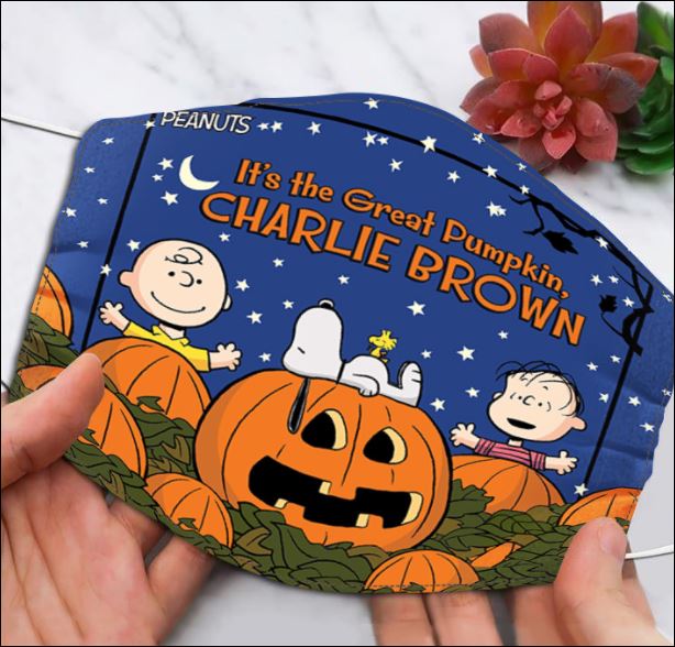 HALLOWEEN IT’S THE GREAT PUMPKIN CHARLIE BROWN FACE MASK – DNSTYLES
