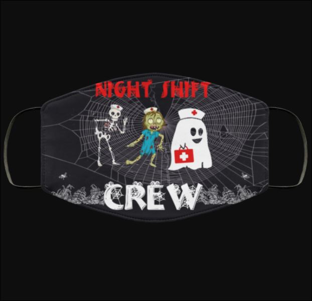 HALLOWEEN NIGHT SHIFT CREW FACE MASK – DNSTYLES