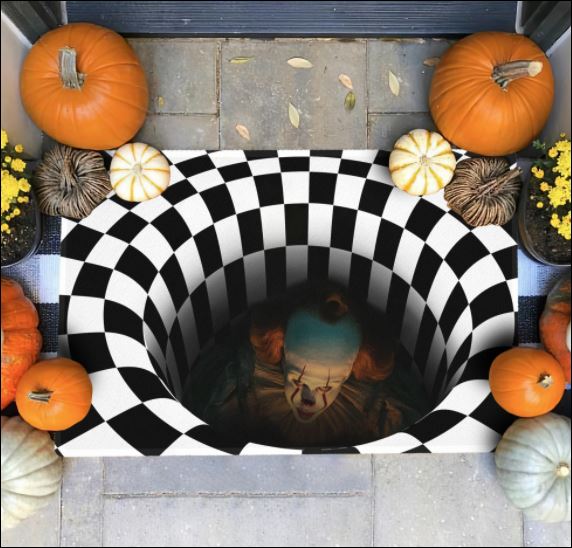 HALLOWEEN PENNYWISE ILLUSION DOORMAT – DNSTYLES