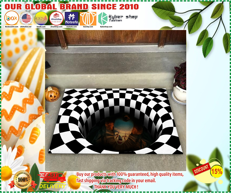 HALLOWEEN PENNYWISE ILLUSION DOORMAT – LIMITED EDITION BBS