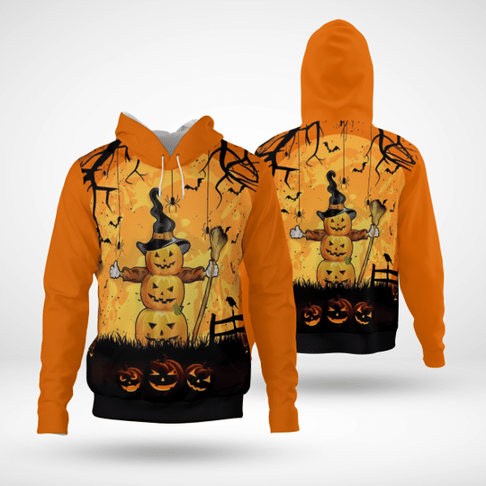 HALLOWEEN PUMKIN MAN COSPLAY ALL OVER PRINT 3D HOODIE – BBS
