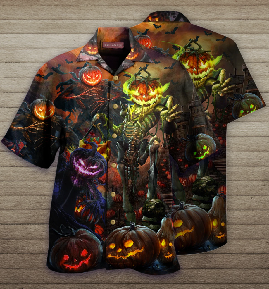 HALLOWEEN PUMPKIN KING HAWAIIAN SHIRT – DNSTYLES