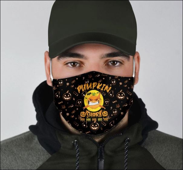 HALLOWEEN PUMPKIN SHARK DOO DOO DOO FACE MASK – DNSTYLES