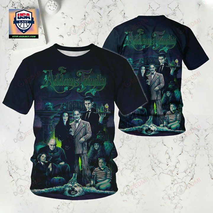HALLOWEEN THE ADDAMS FAMILY 3D SHIRT – USALAST