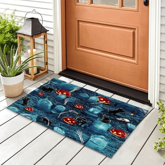 HALLOWEEN THRILLER NIGHT DOORMAT -BBS