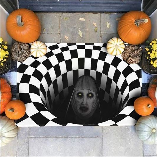 HALLOWEEN VALAK ILLUSION DOORMAT – DNSTYLES