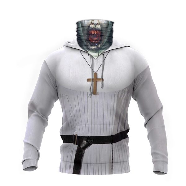 HALLOWEEN VALAK THE CONJURING 3D HOODIE MASK -BBS