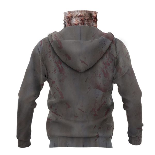 HALLOWEEN ZOMBIE 3D HOODIE MASK -BBS