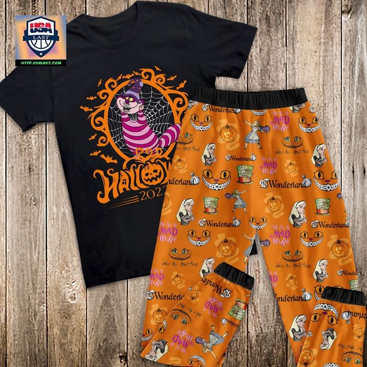 HAPPY HALLOWEEN CHESHIRE CAT PAJAMAS SET – USALAST