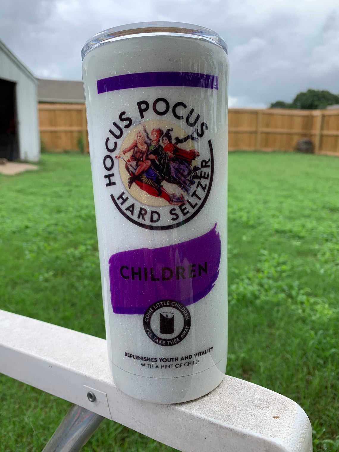 HOCUS POCUS SELTZER HALLOWEEN SKINNY TUMBLER – BBS